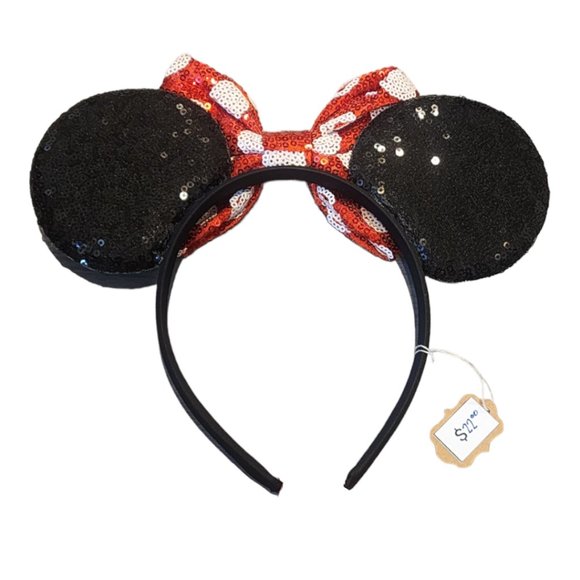 NWT Handmade 'Deep Magic' Classic Mouse Ears - Picture 3 of 7